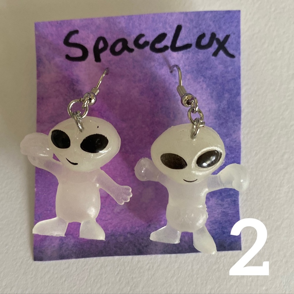 alien earrings